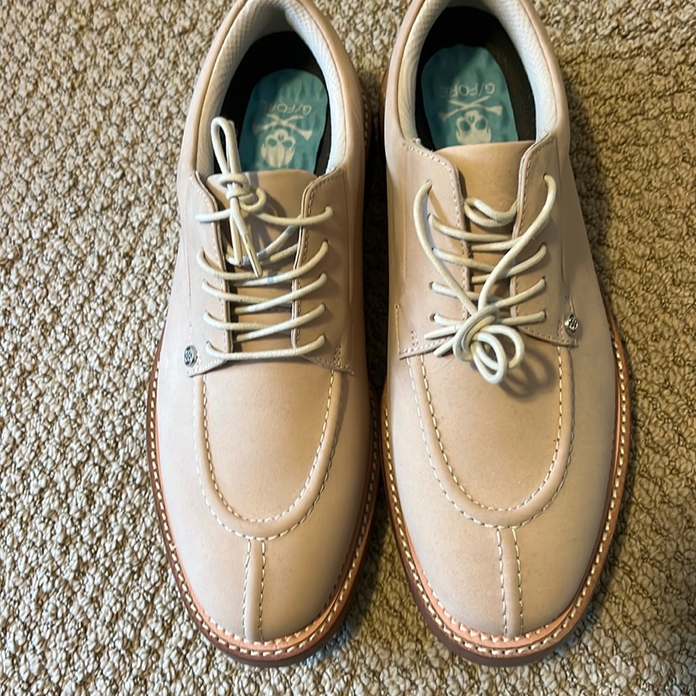 G/FORE Tan Gallivanter shoes. Brand New. 10.5